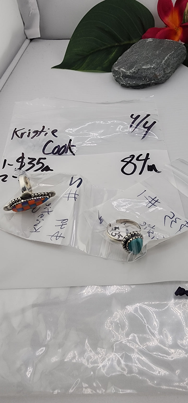 RESERVED FOR: Kristie Cook - 4/4/2025 - Friday App show Live Show - 2 Sterling Silver Items