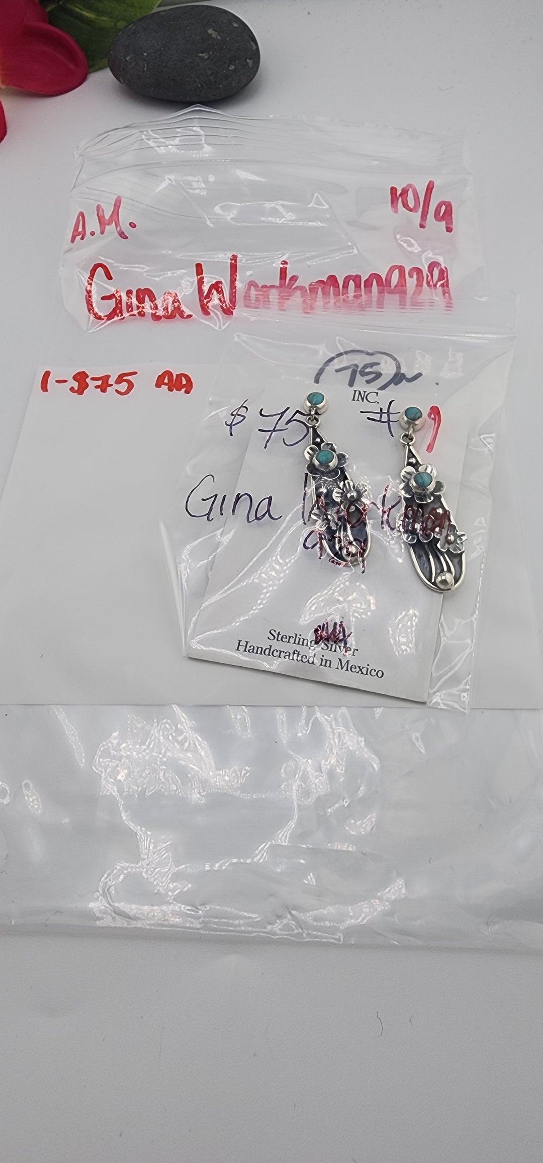 AM SHOW 48HR RESERVED FOR: Gina Workman929   - 10/9/2025 FL tiktok Live Show -  1 Sterling Silver Items
