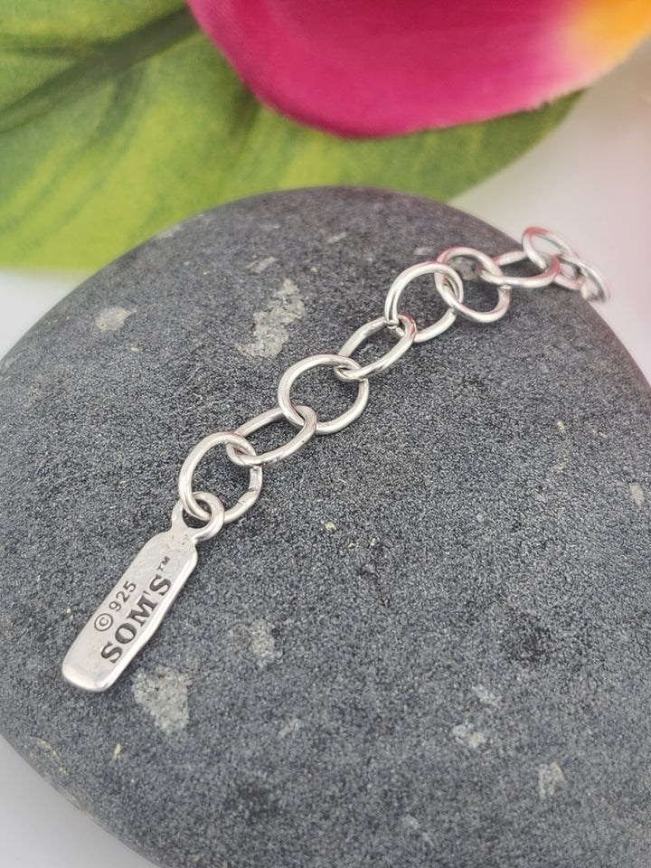 Designer SOMS 925 Sterling Silver Hammerhead Shark Bracelet