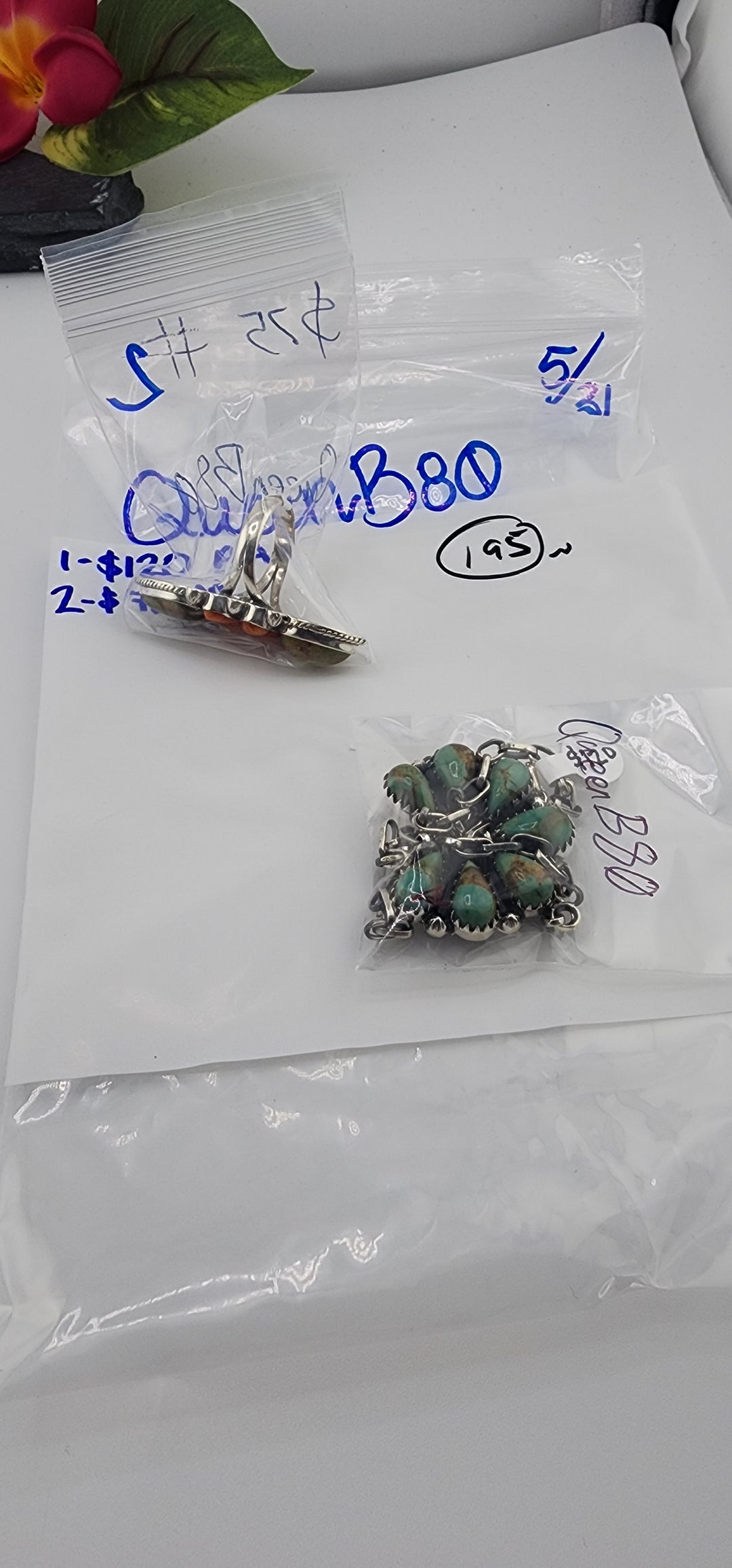 RESERVED FOR: QueenB80 - 5/31/2025 tiktok Live Show - 2 Sterling Silver Items