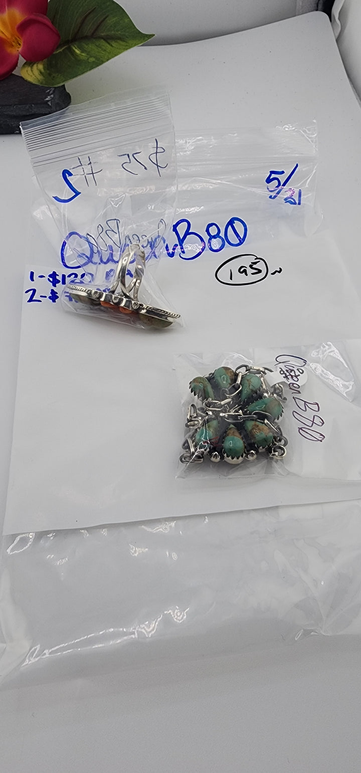 RESERVED FOR: QueenB80 - 5/31/2025 tiktok Live Show - 2 Sterling Silver Items