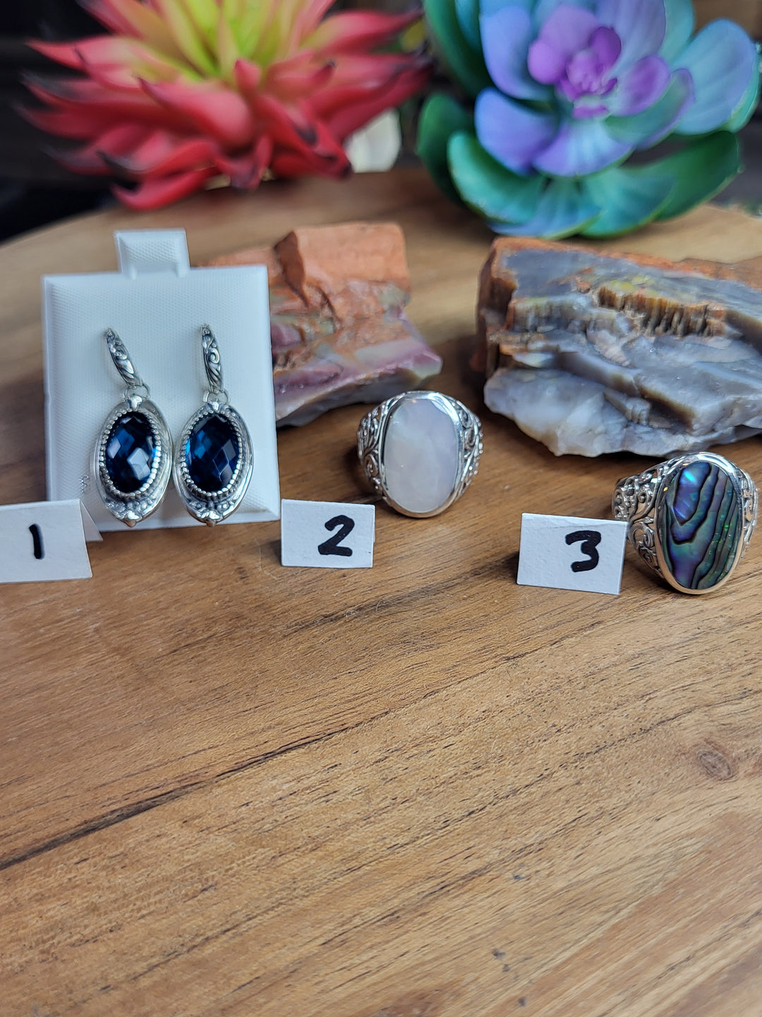 RESERVED FOR: Olderladybug- 7/3/24- 3 Sterling Silver Items
