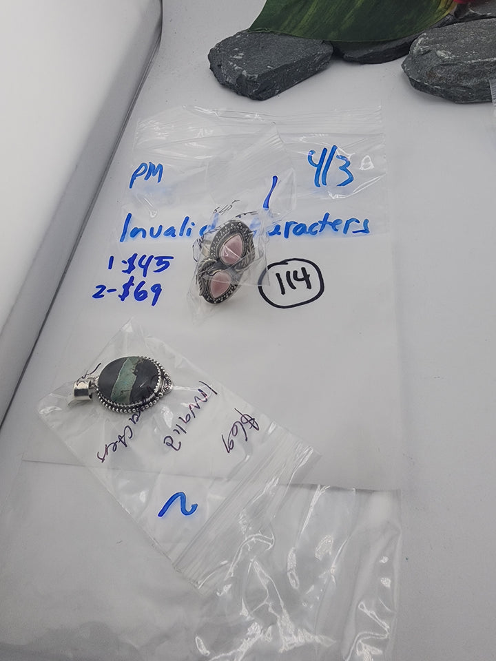 Invalid Characters - 4/3/26 - 2 925 Sterling Silver Items