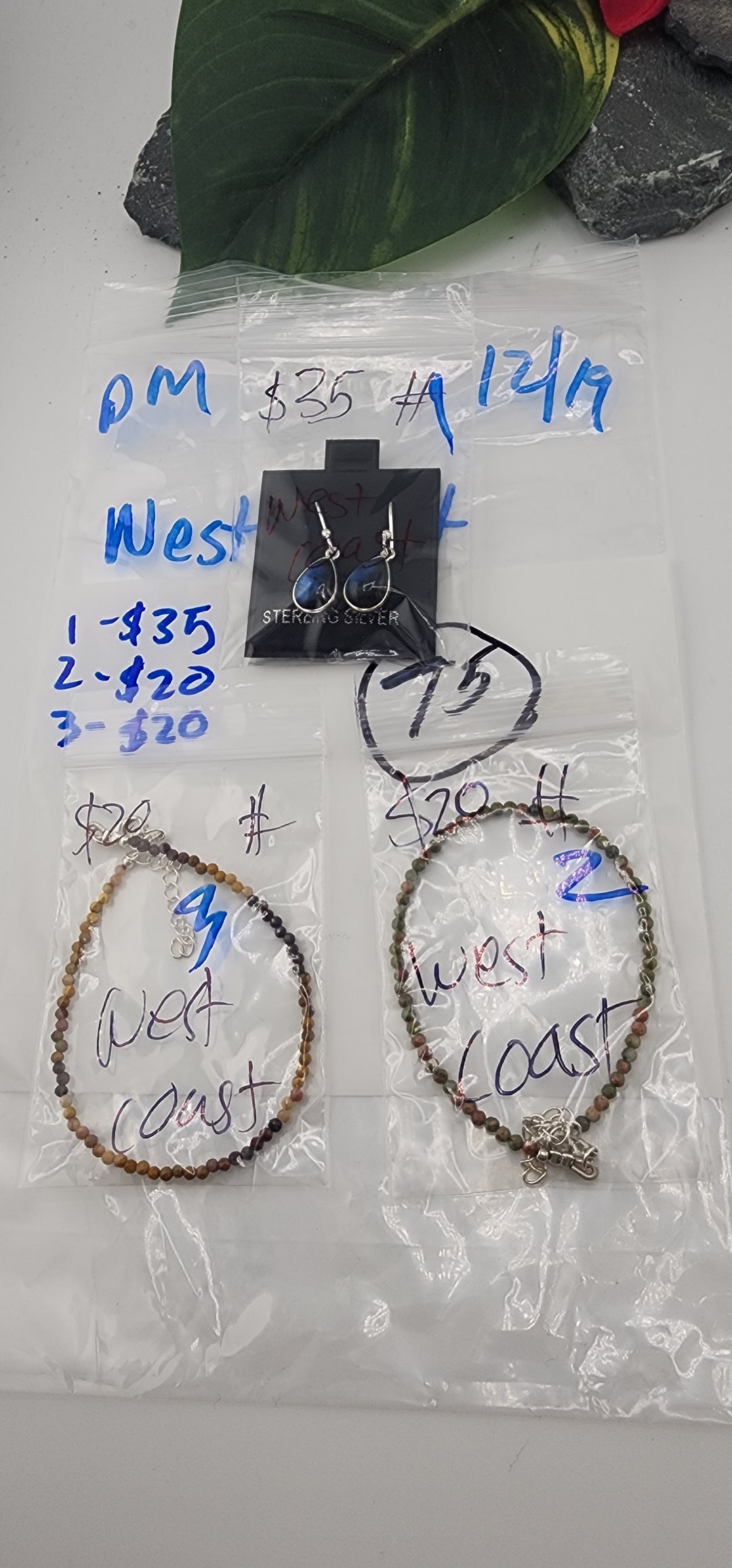 PM SHOW 48HR - RESERVED FOR: Westcoast - 12/19/2025 tiktok Live Show - 3 Sterling Silver Items