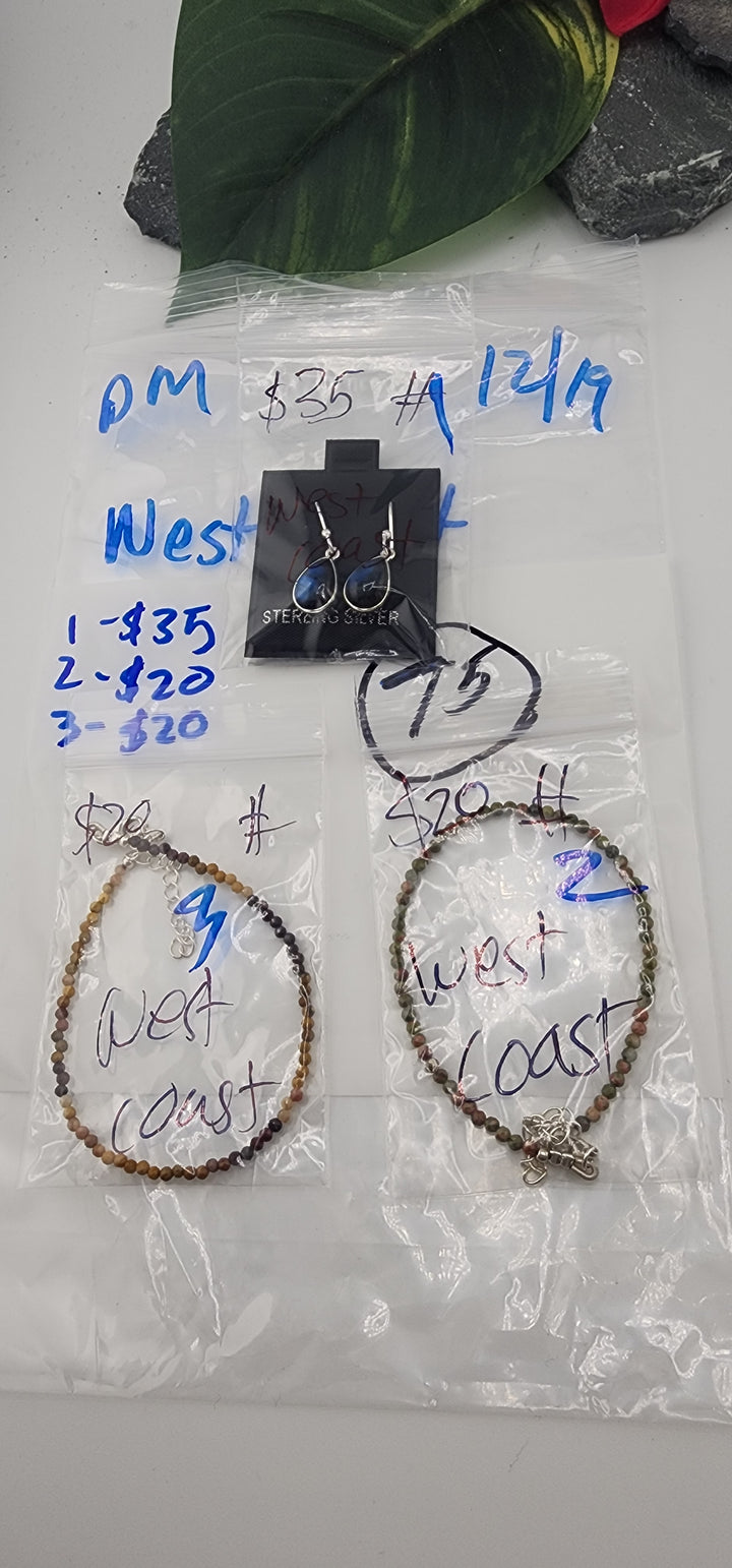 PM SHOW 48HR - RESERVED FOR: Westcoast - 12/19/2025 tiktok Live Show - 3 Sterling Silver Items
