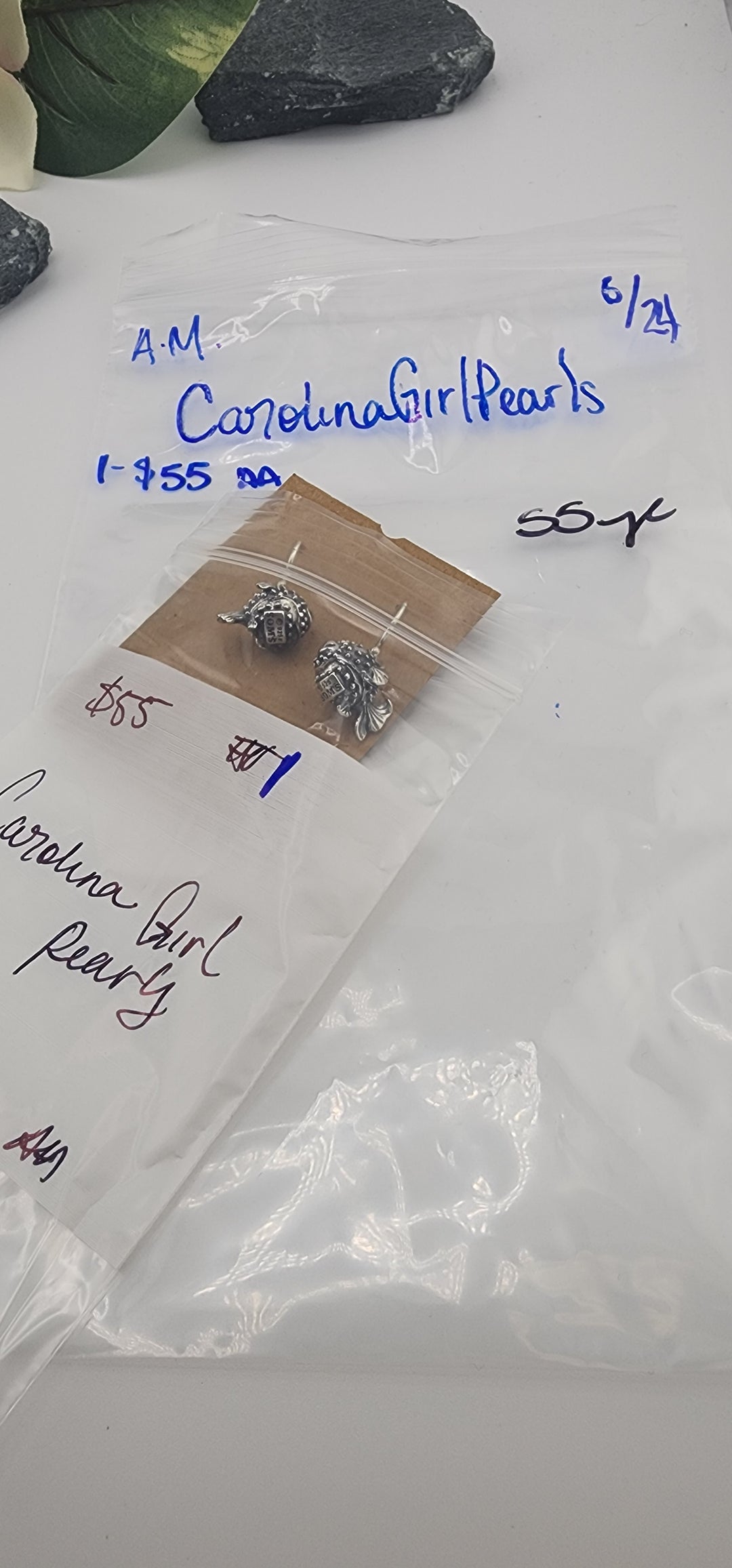 RESERVED FOR: CarolinaGirlPearls - 6/24/2025 tiktok A.M Live Show - 1 Sterling Silver Items