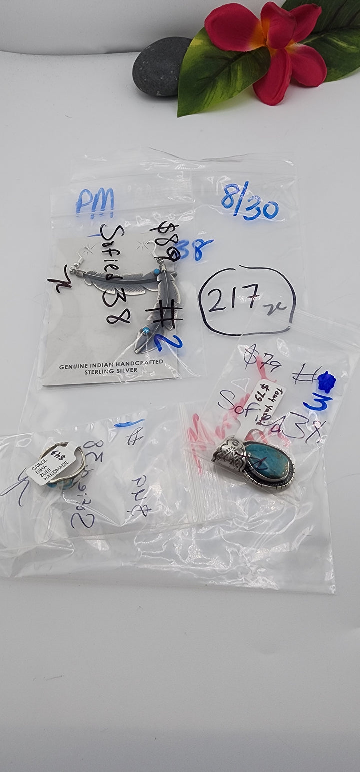 PM SHOW 48HR - RESERVED FOR: Sofied38 - 8/30/2025 FL tiktok Live Show - 3 Sterling Silver Items