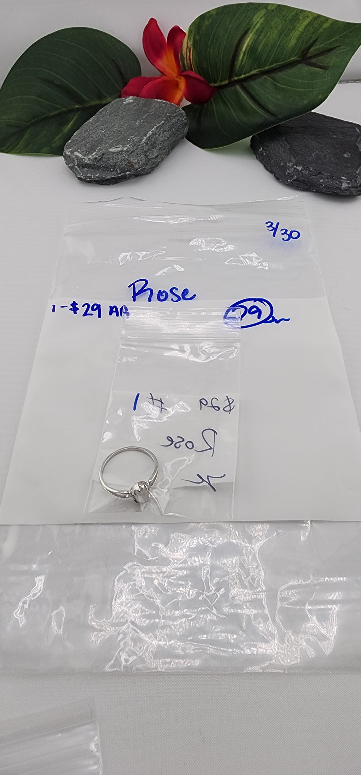 RESERVED FOR: Rose - 3/30/2025 tiktok Live Show -1  Sterling Silver Items