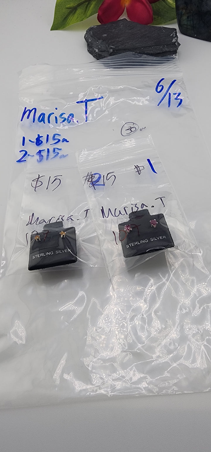 48HR - RESERVED FOR: Marisa.T - 6/13/2025 FL tiktok Live Show - 2 Sterling Silver Items