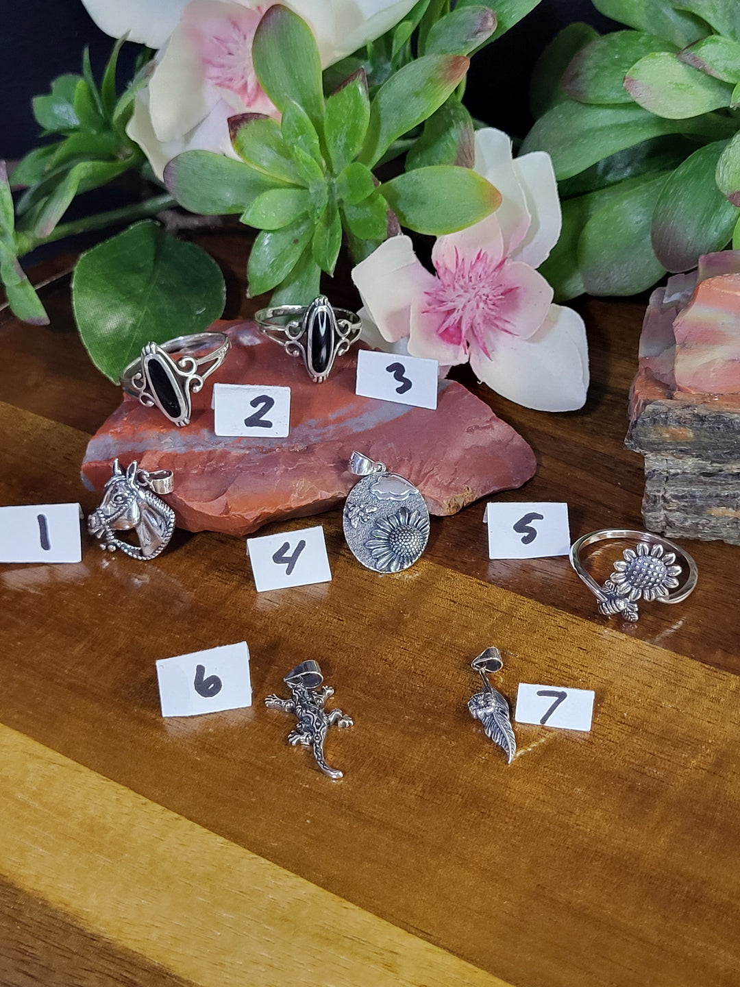 RESERVED FOR: justmeinTN 7/13/24- 7 Sterling Silver Items