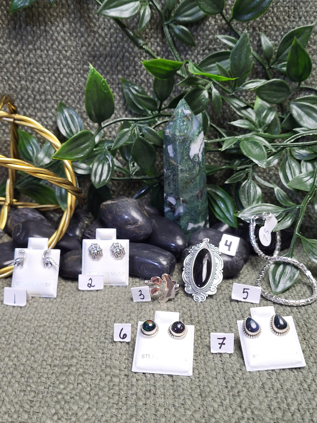 RESERVED FOR: Julia S 8/23/24- 7 Sterling Silver Items