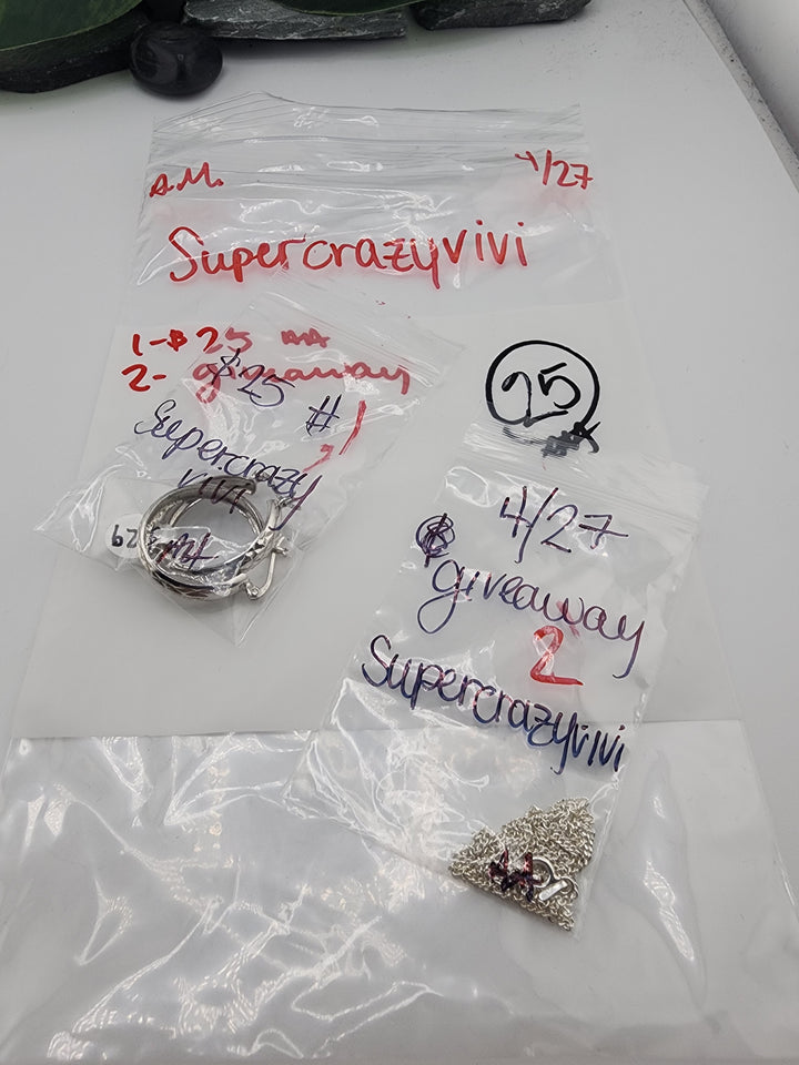 supercrazyvivi - 4/27/26 -1 925 Sterling Silver Items