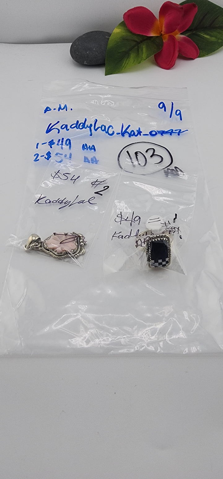 PM SHOW 48HR - RESERVED FOR: KaddyLac_kat_0777- 9/9/2025 FL tiktok Live Show - 2 Sterling Silver Items