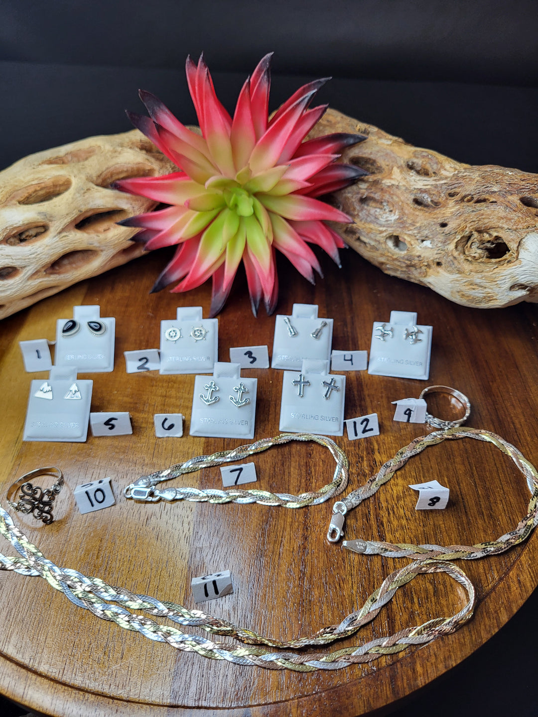 RESERVED FOR: Amber Elder83 8/1/24- 12 Sterling Silver Items
