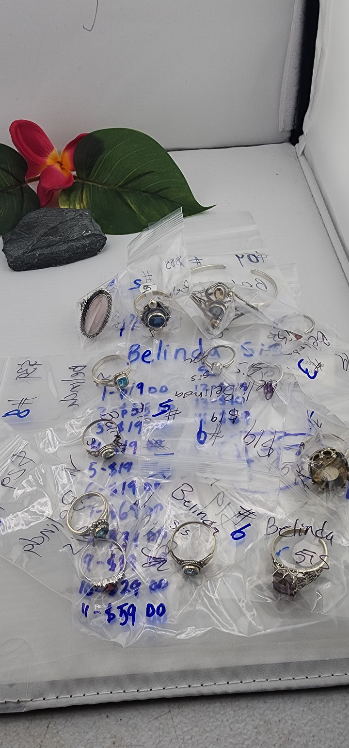 PM SHOW 48HR - RESERVED FOR: Belinda Sis - 7/10/2025 FL tiktok Live Show -  14 Sterling Silver Items (Copy)