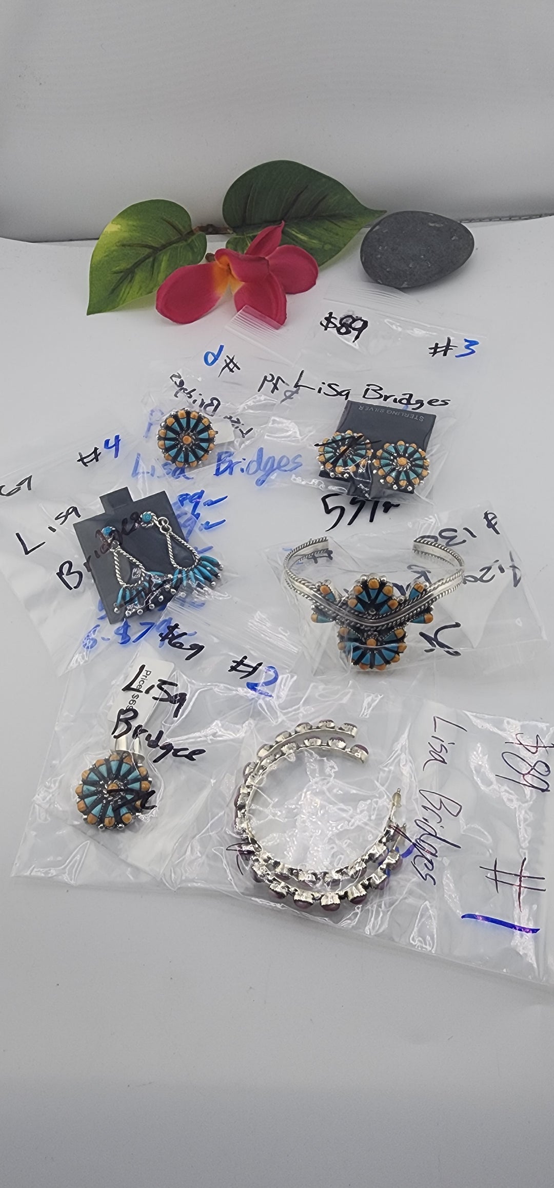 PM SHOW 48HR - RESERVED FOR: Lisa Bridges - 10/11/2025 FL tiktok Live Show - 6 Sterling Silver Items