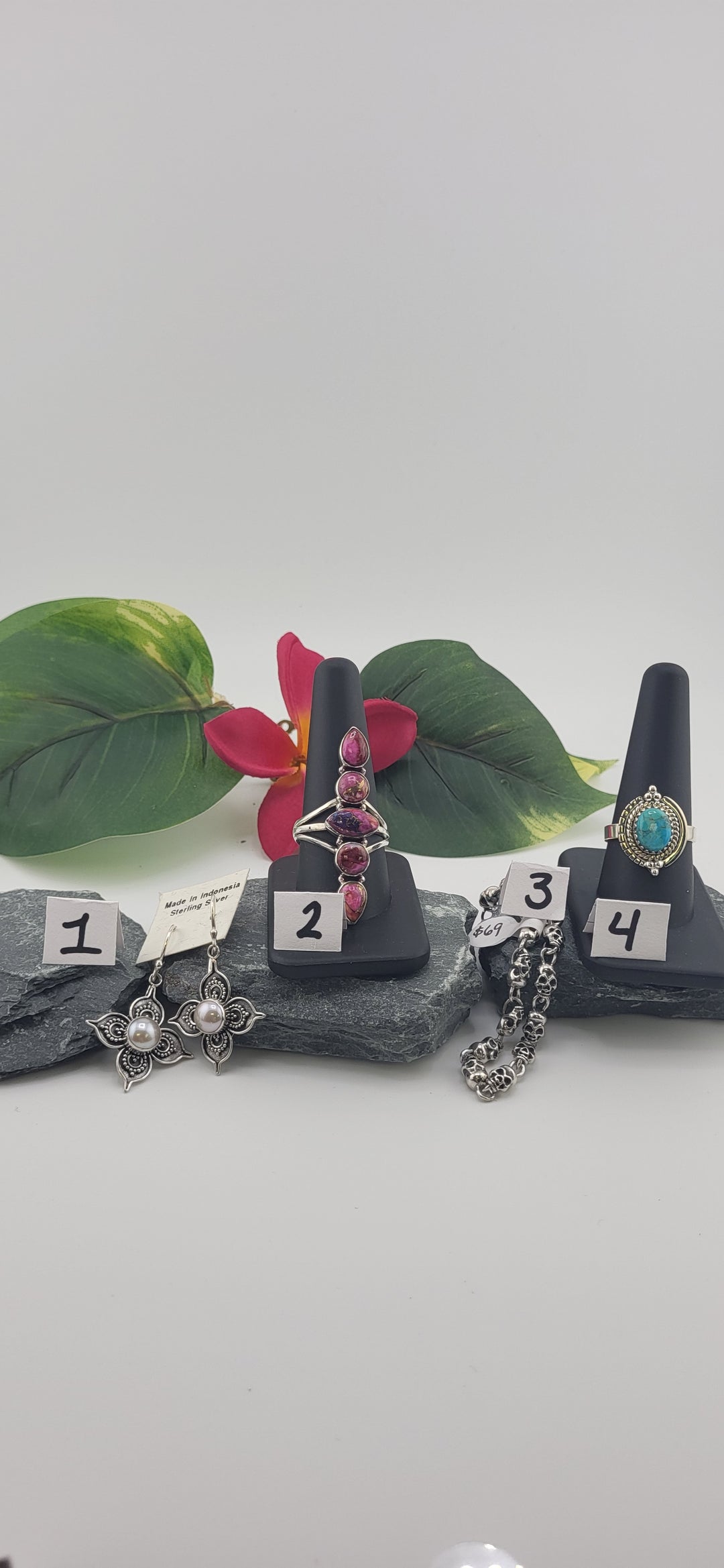 RESERVED FOR:   Lizalulu -11/29/2024 - 4 Sterling Silver Items