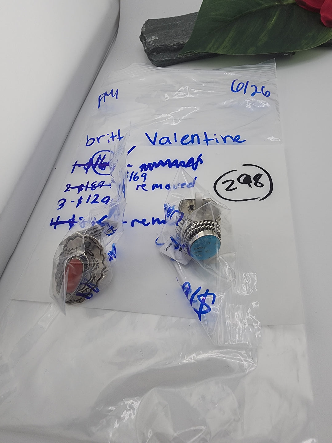 britt valentine - 6/26/26 PM - 2 925 Sterling Silver