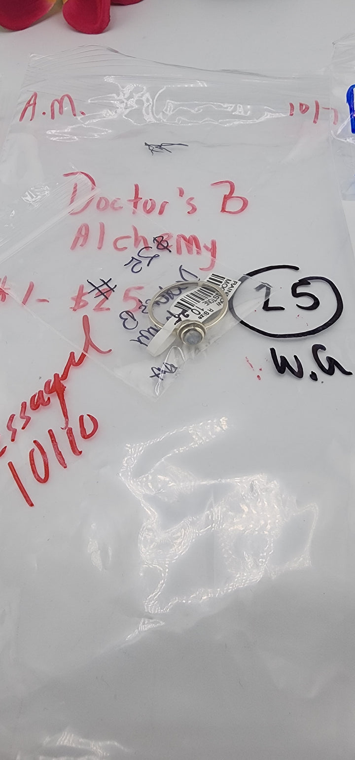 AM SHOW 48HR RESERVED FOR: Doctor’s B Alchemy - 10/7/2025 FL tiktok Live Show - 1 Sterling Silver Items