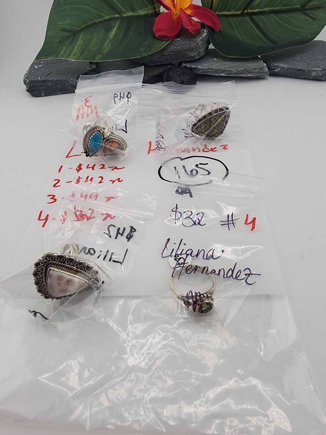 Liliana Hernandez - 4/21/26 - 4 925 Sterling Silver Items