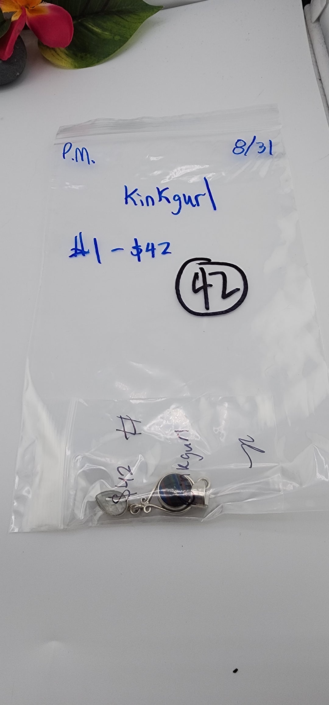 PM SHOW 48HR - RESERVED FOR: Kinkgurl - 8/31/2025 FL tiktok Live Show - 1 Sterling Silver Items