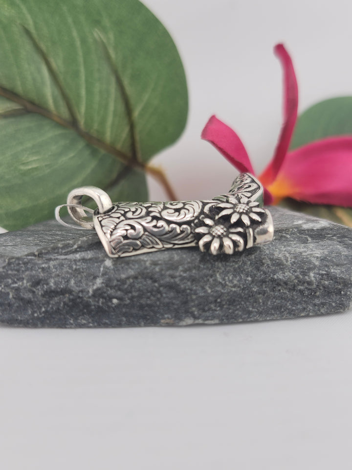 Designer SOMS 925 Sterling Silver Boot Pendant