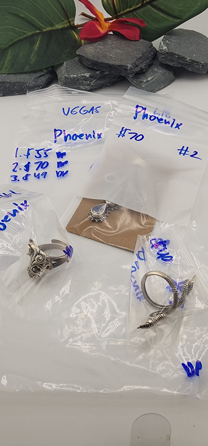 RESERVED FOR:  Phoenix- 6/8/2025 tiktok Live Show -3  Sterling Silver Items