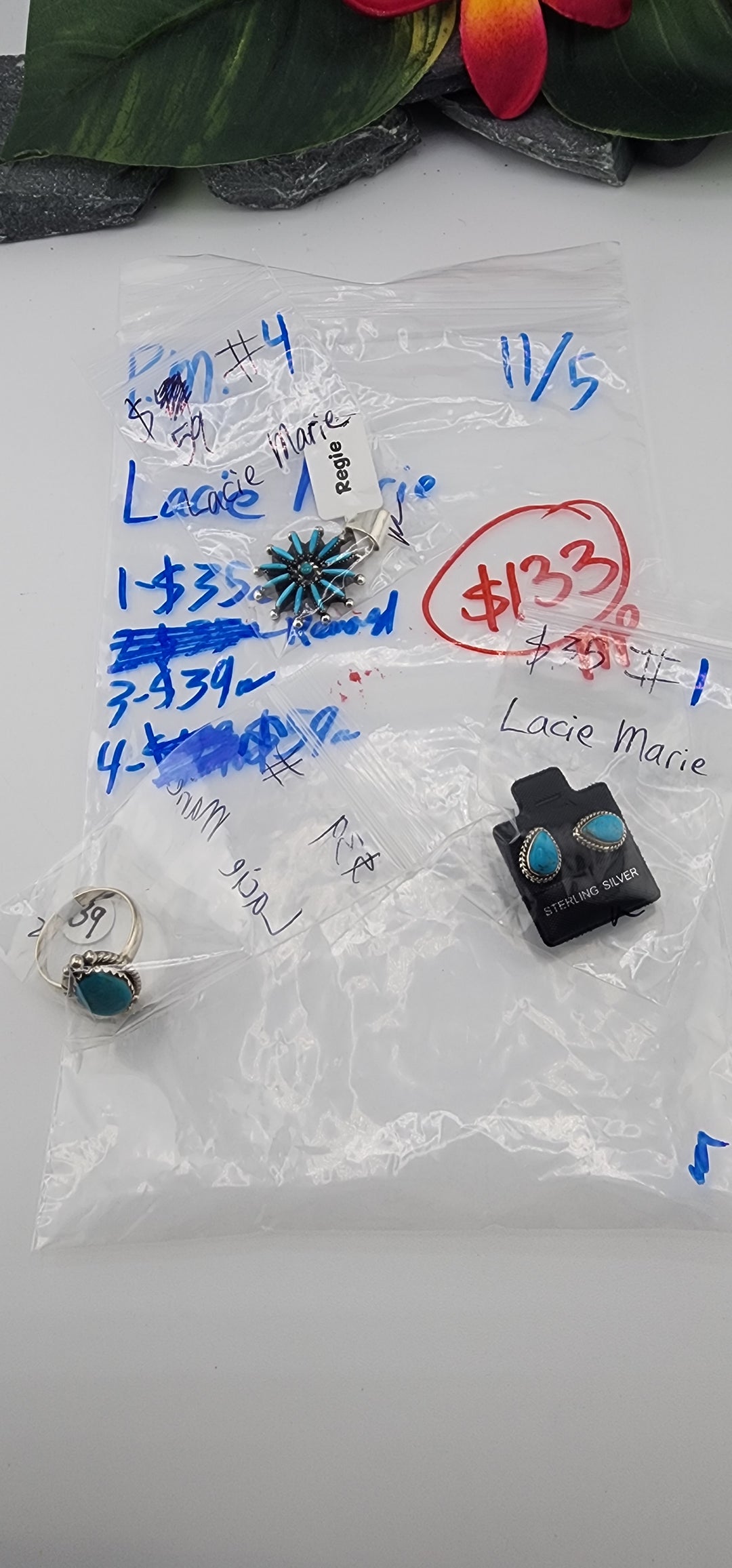 PM SHOW 48HR - RESERVED FOR: Lacie Marie - 11/5/2025 tiktok Live Show - 3 Sterling Silver Items