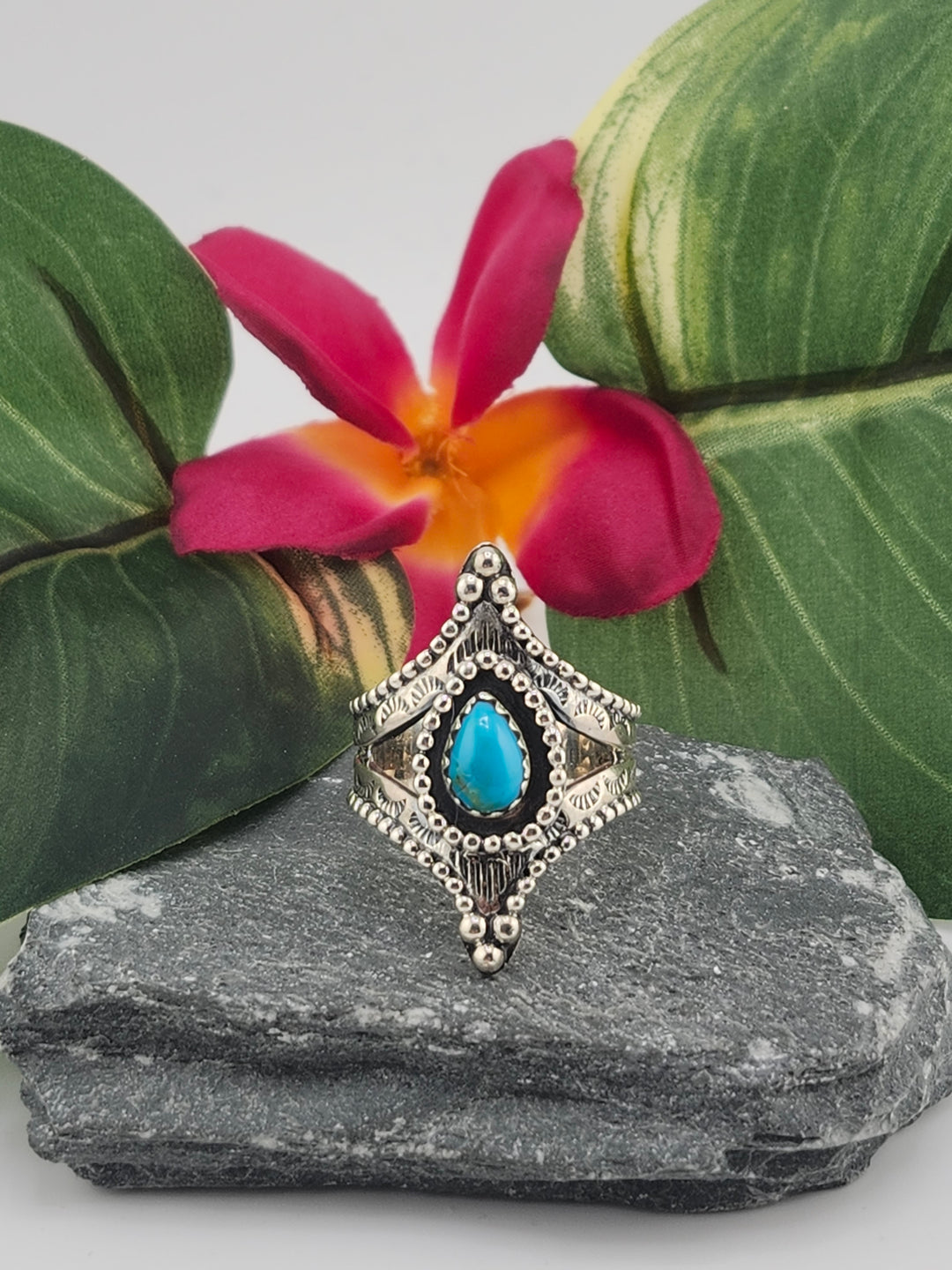 Marquee Turquoise Ring Size 10