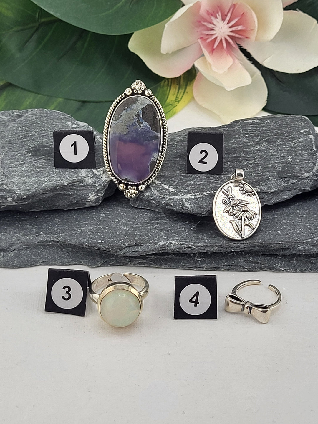 RESERVED FOR: GLOW -1/1/2025 - 4 Sterling Silver Items