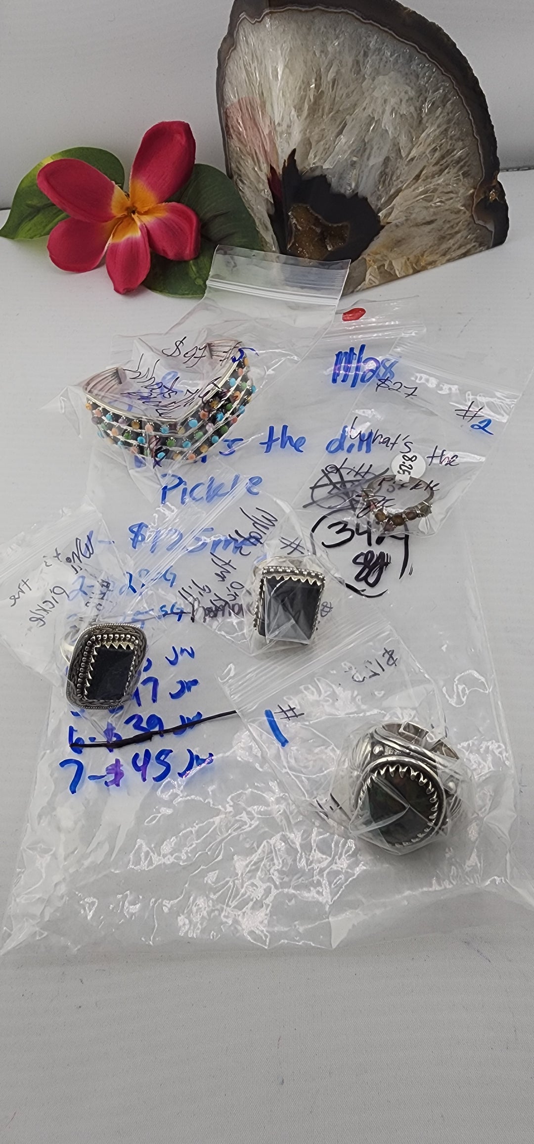 BF PM SHOW 48HR - RESERVED FOR: what's the dill pickle  - 11/28/2025 tiktok Live Show - 5 Sterling Silver Items