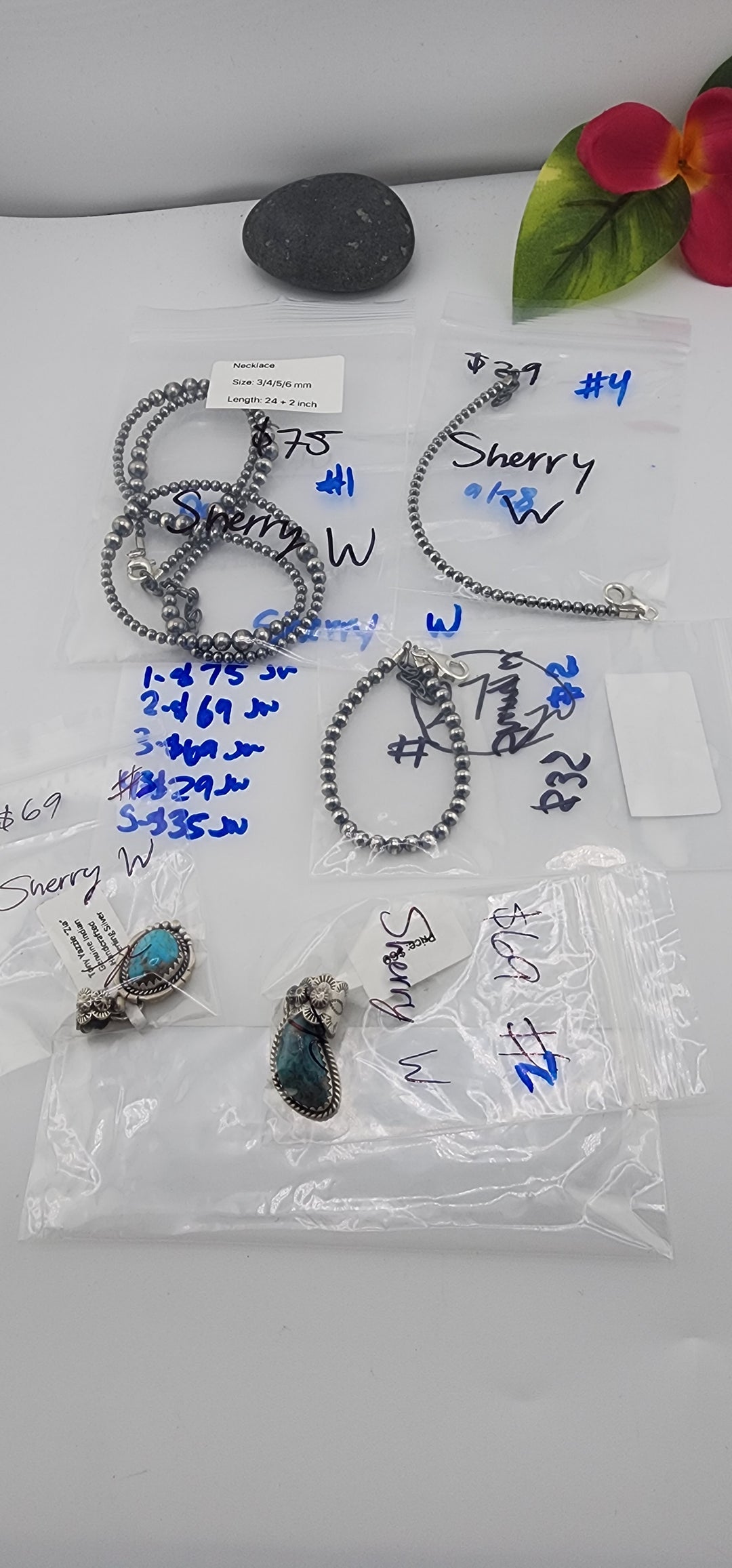 PM SHOW 48HR - RESERVED FOR: Sherry W - 9/28/2025 FL tiktok Live Show - 5 Sterling Silver Items