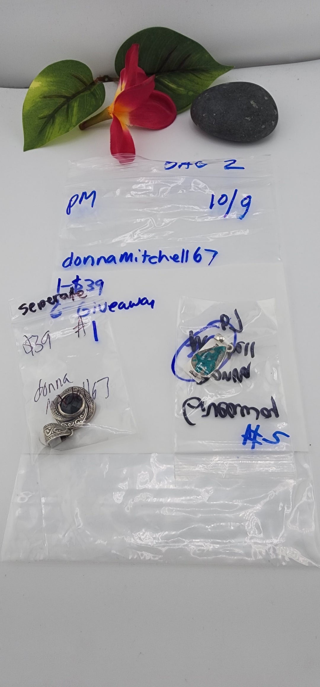 PM SHOW 48HR - RESERVED FOR: donnamitchell67 (Bag 2) - 10/9/2025 FL tiktok Live Show - 1 Sterling Silver Items