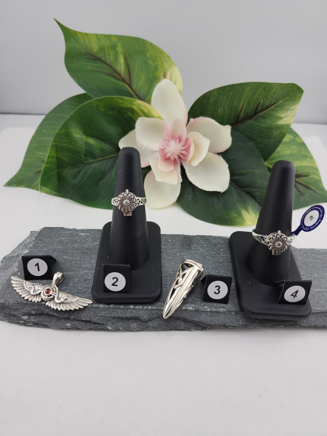 RESERVED FOR:  Gina Workman929-12/20/2024 - 4 Sterling Silver Items