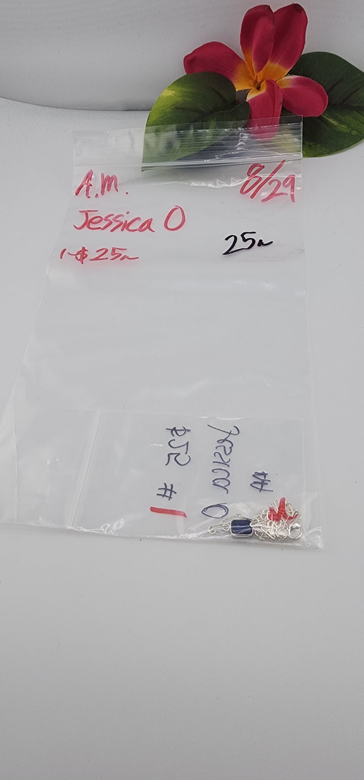 AM SHOW 48HR - RESERVED FOR: Jessica O - 8/29/2025 FL tiktok Live Show - 1 Sterling Silver Items
