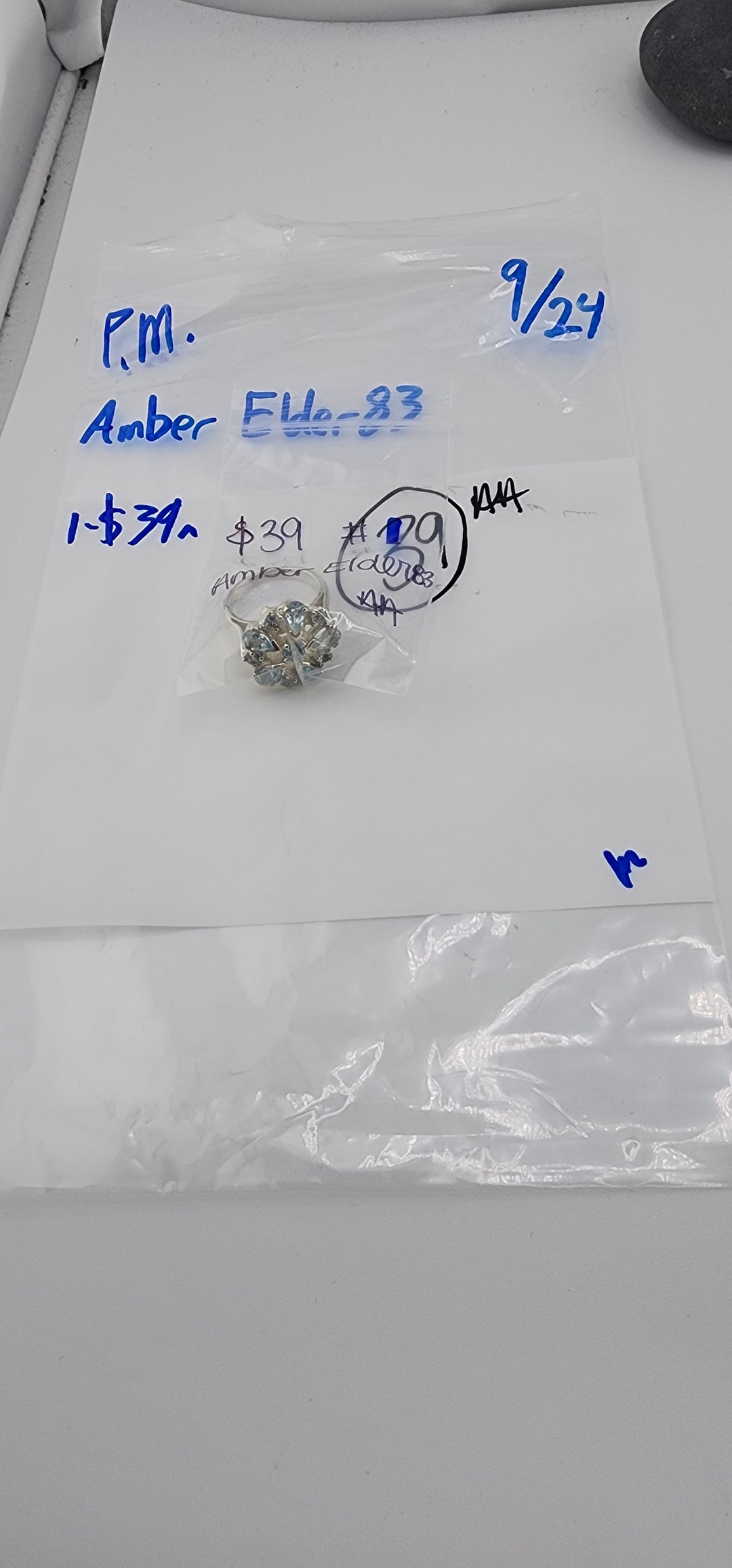 PM SHOW 48HR - RESERVED FOR: Amber Elder83 - 9/24/2025 FL tiktok Live Show - 1 Sterling Silver Items
