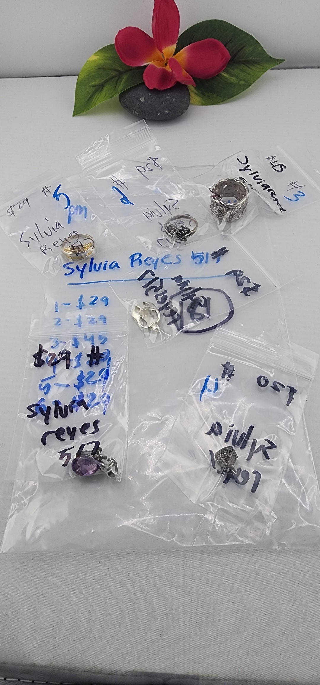 PM SHOW 48HR - RESERVED FOR: sylviareyes517  - 11/7/2025 tiktok Live Show - 6 Sterling Silver Items