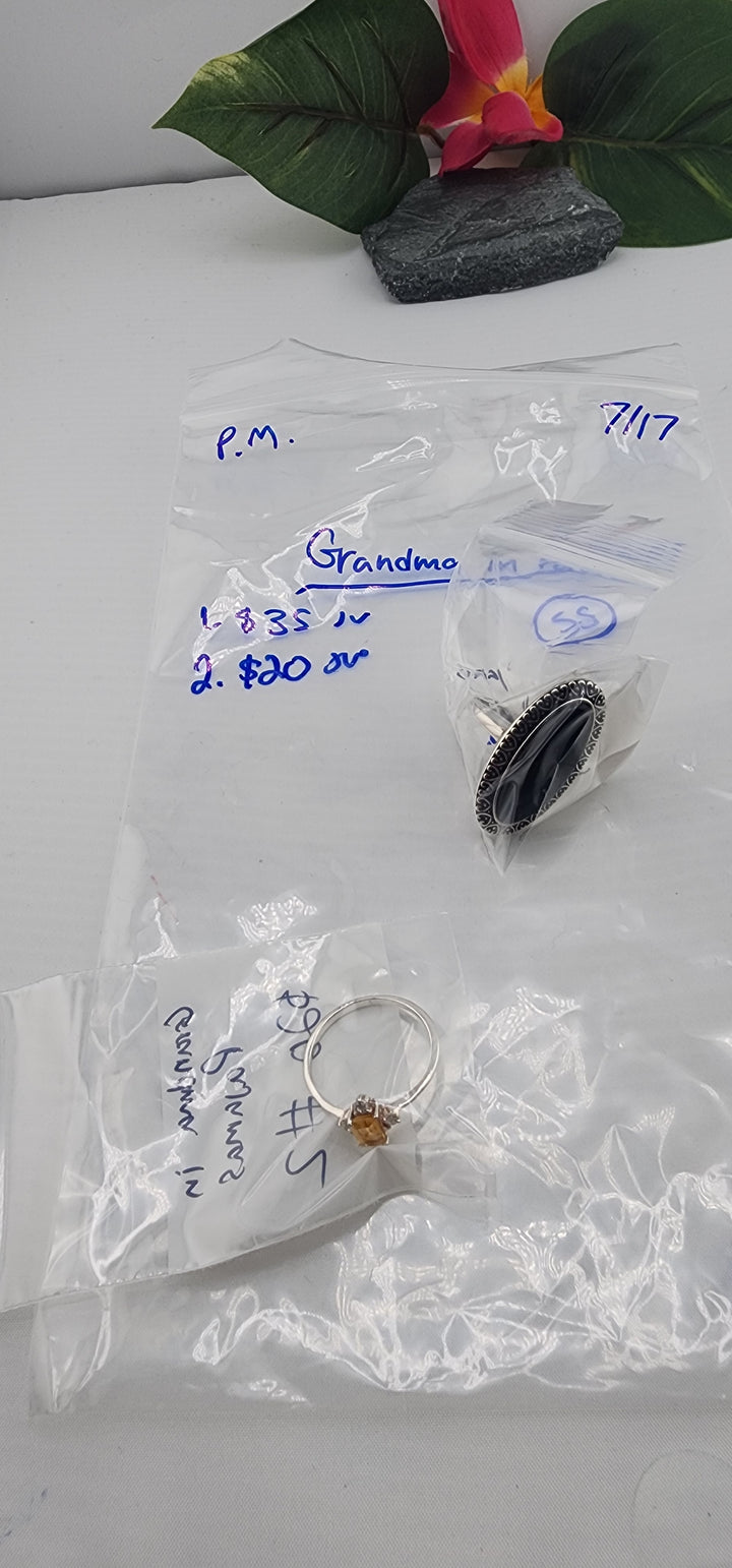 PM SHOW 48HR - RESERVED FOR:  Grandma in Pajamas- 7/17/2025 FL tiktok Live Show - 2 Sterling Silver Items