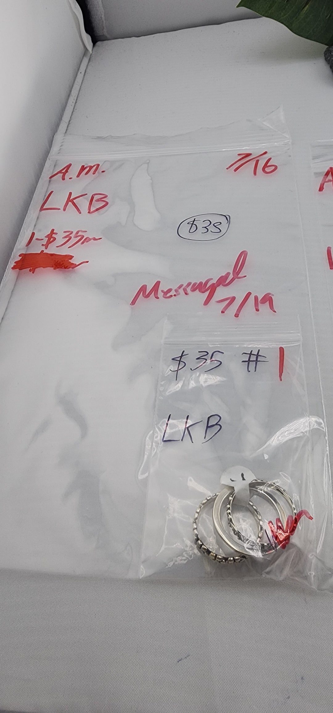 AM SHOW 48HR - RESERVED FOR:  LKB - 7/16/2025 FL tiktok Live Show -  1 Sterling Silver Items