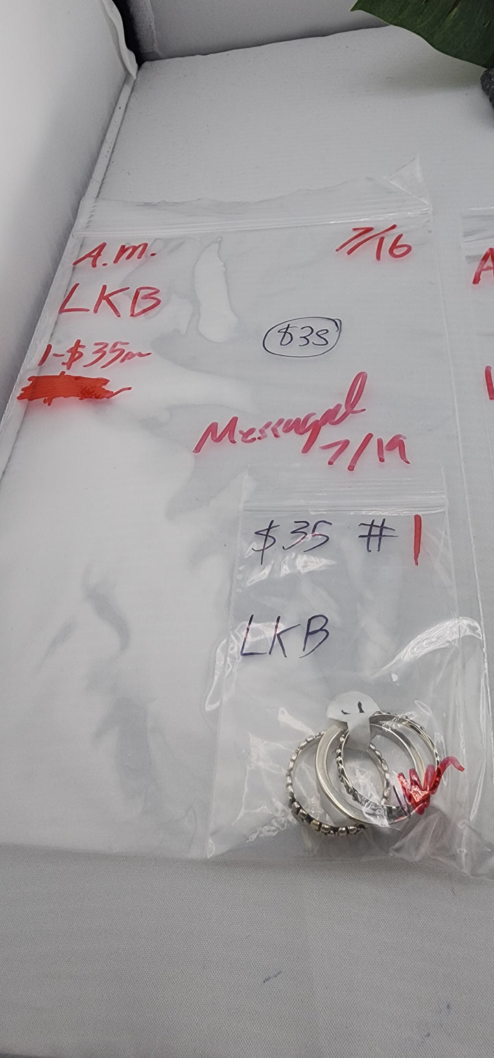 AM SHOW 48HR - RESERVED FOR:  LKB - 7/16/2025 FL tiktok Live Show -  1 Sterling Silver Items