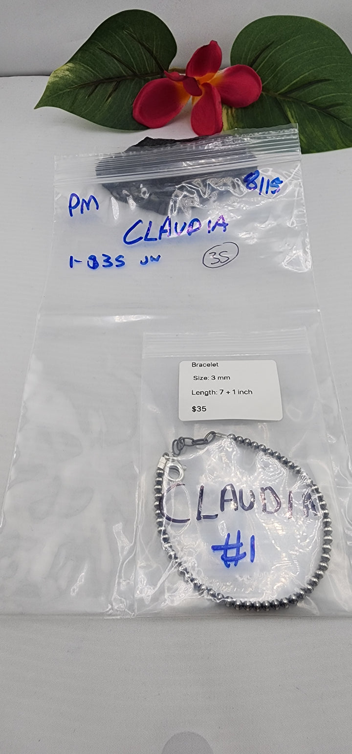 PM SHOW 48HR - RESERVED FOR:  CLAUDIA- 8/15/2025 FL tiktok Live Show -1  Sterling Silver Items