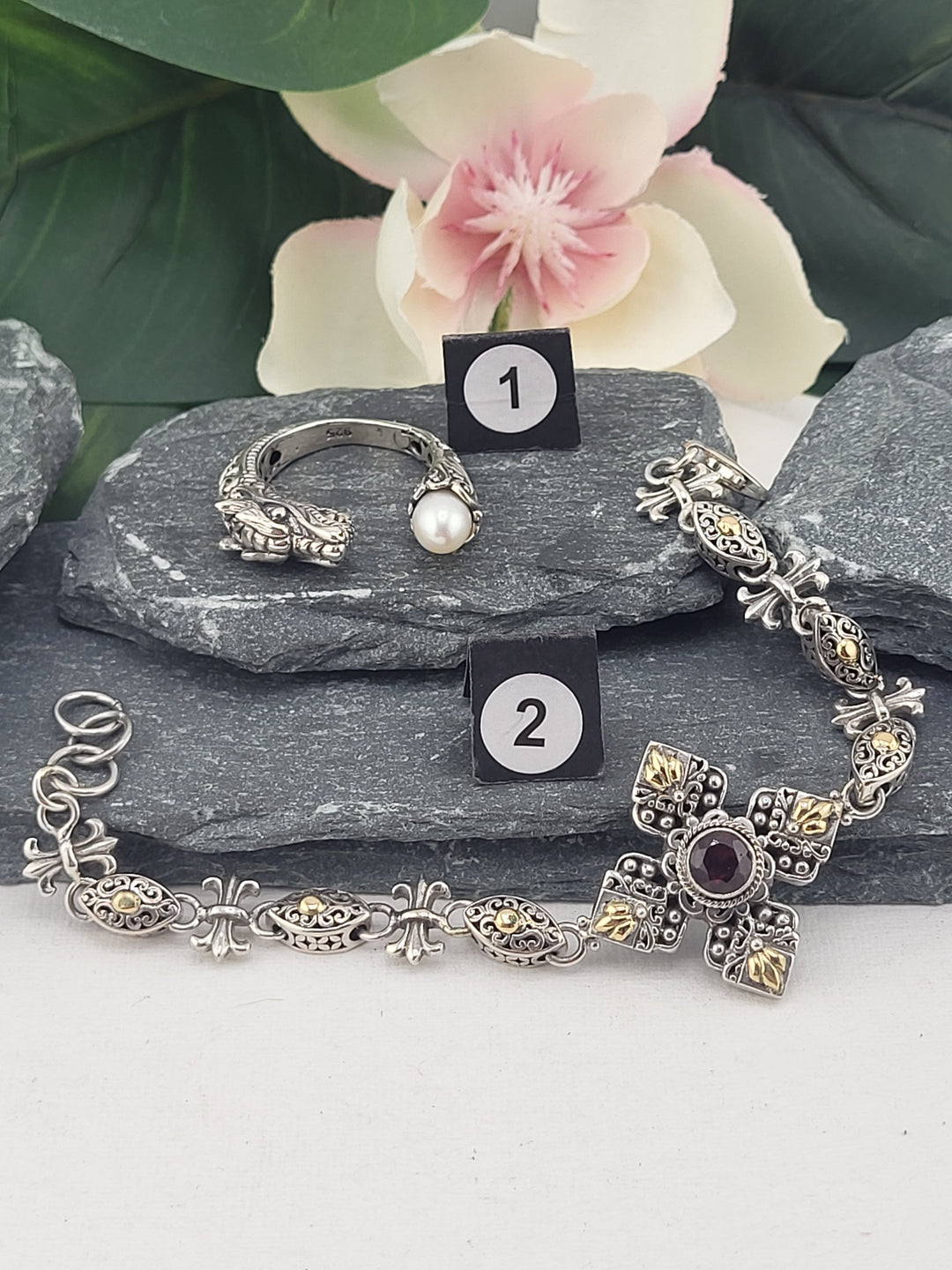 RESERVED FOR: PyroNurse  1/14/2025 AM Show - 2 Sterling Silver Items