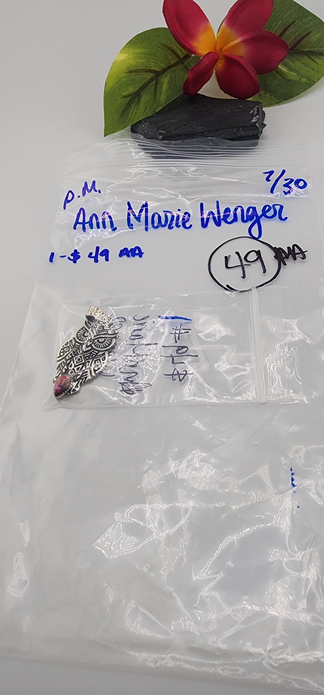 PM SHOW 48HR - RESERVED FOR: Ann Marie Wenger  - 7/30/2025 FL tiktok Live Show - 1  Sterling Silver Items