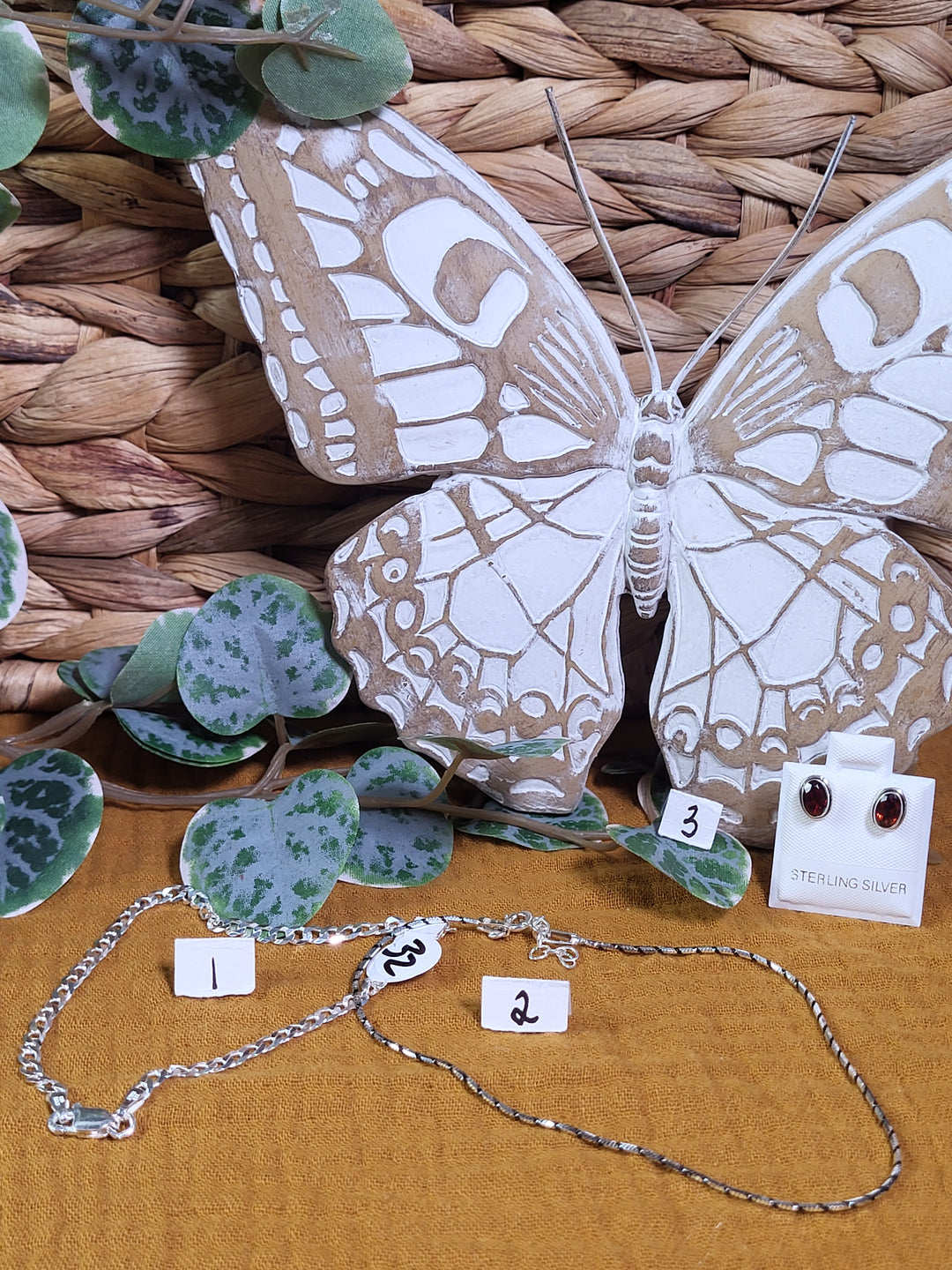 RESERVED FOR: roseygutierrez1 8/24/24- 3 Sterling Silver Items