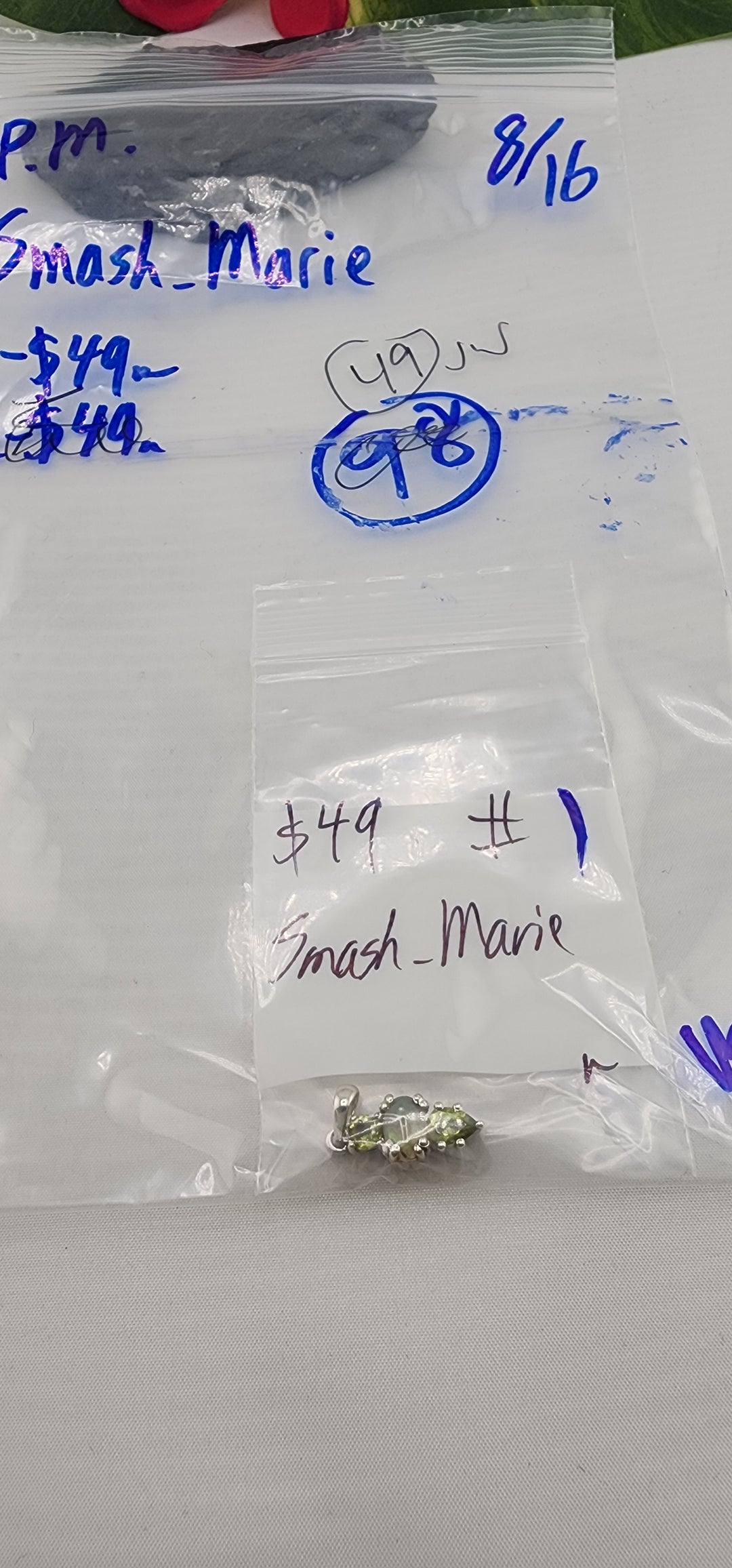 PM SHOW 48HR - RESERVED FOR: Smash_Marie - 8/16/2025 FL tiktok Live Show - 1 Sterling Silver Items