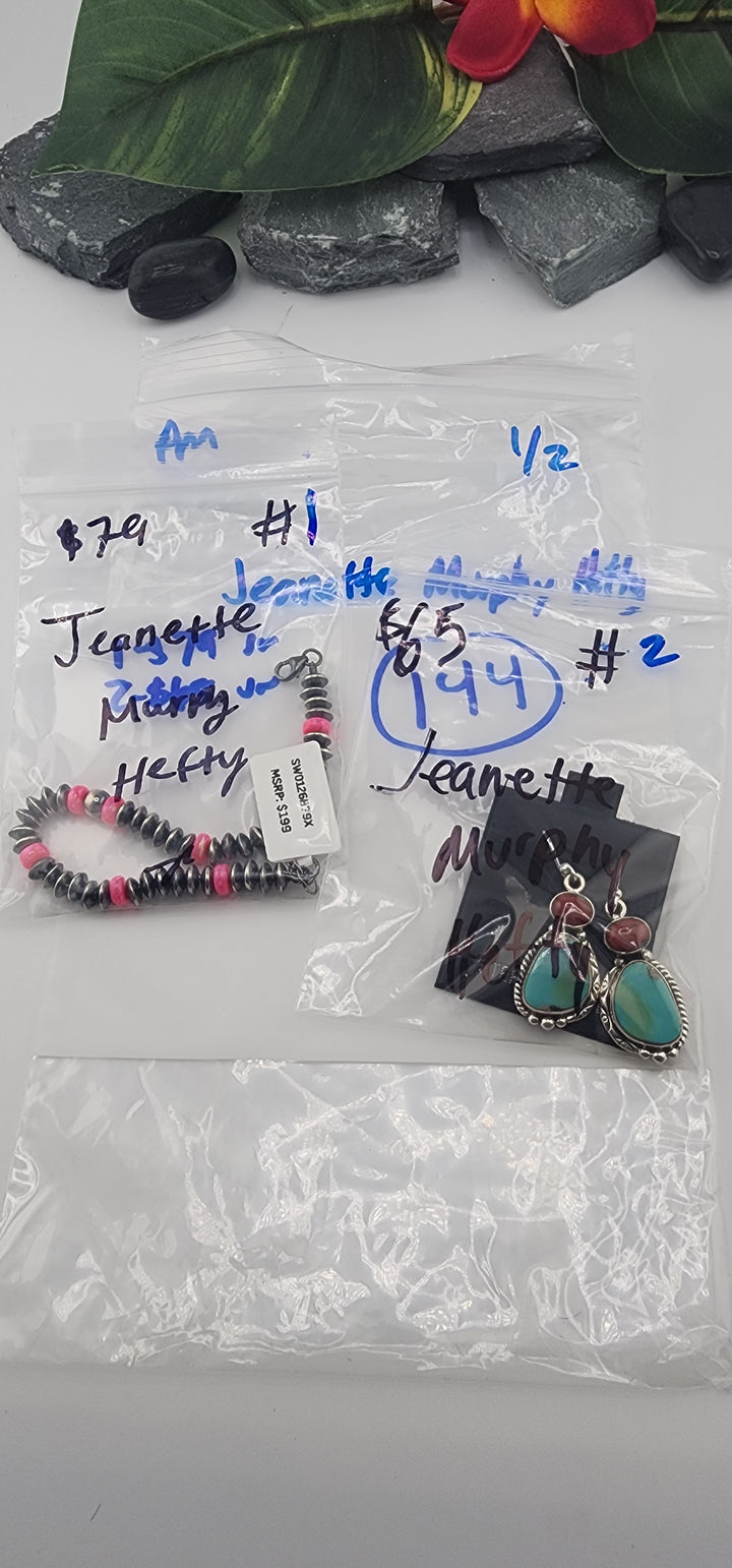 PM SHOW 48HR - RESERVED FOR: Jeanette Murphy Hefty - 1/2/2026 tiktok Live Show - 2 Sterling Silver Items