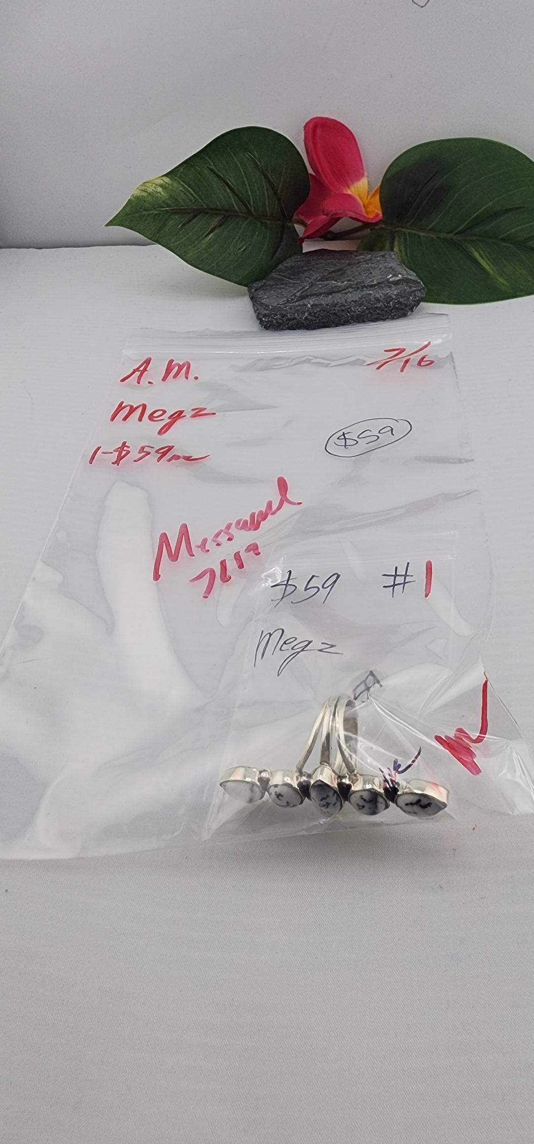 AM SHOW 48HR - RESERVED FOR: Megz  - 7/16/2025 FL tiktok Live Show -  1 Sterling Silver Items