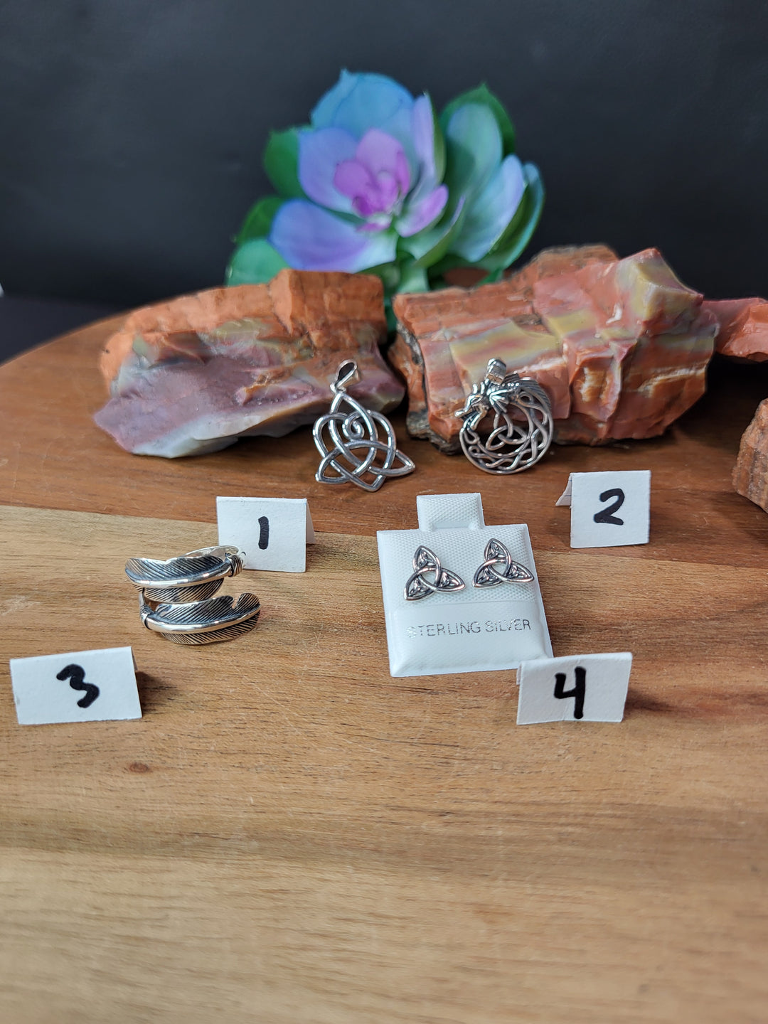 RESERVED FOR: Jessica D-7/7/24- 4 Sterling Silver Items