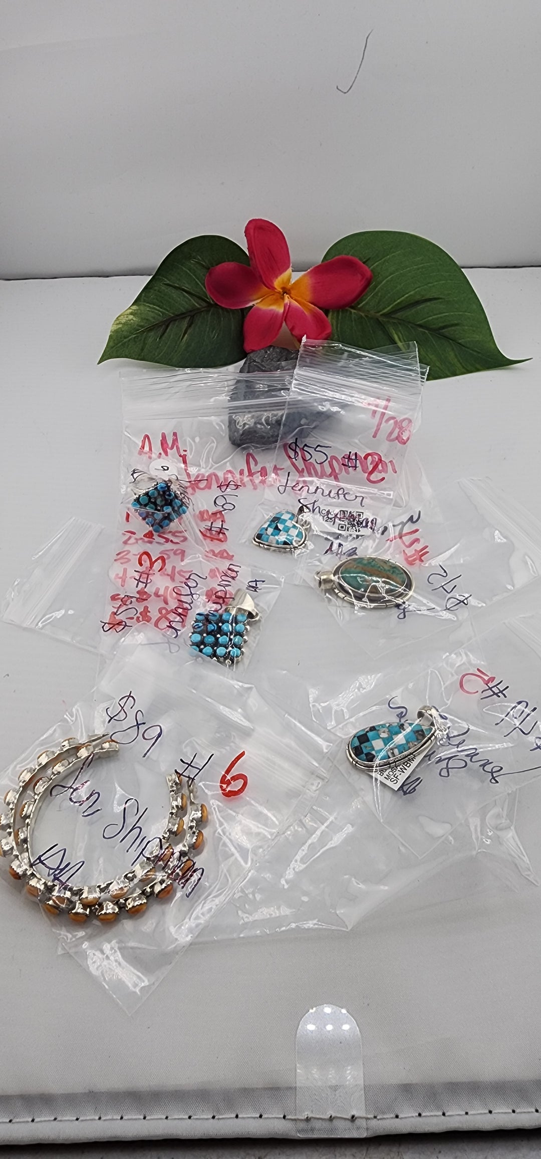 AM SHOW 48HR - RESERVED FOR: Jennifer Shipman- 7/28/2025 FL tiktok Live Show - 6 Sterling Silver Items