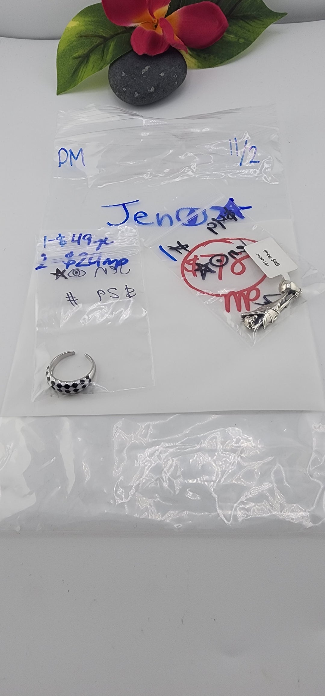 PM SHOW 48HR - RESERVED FOR: Jen🧿⭐ - 11/2/2025 tiktok Live Show -  2 Sterling Silver Items